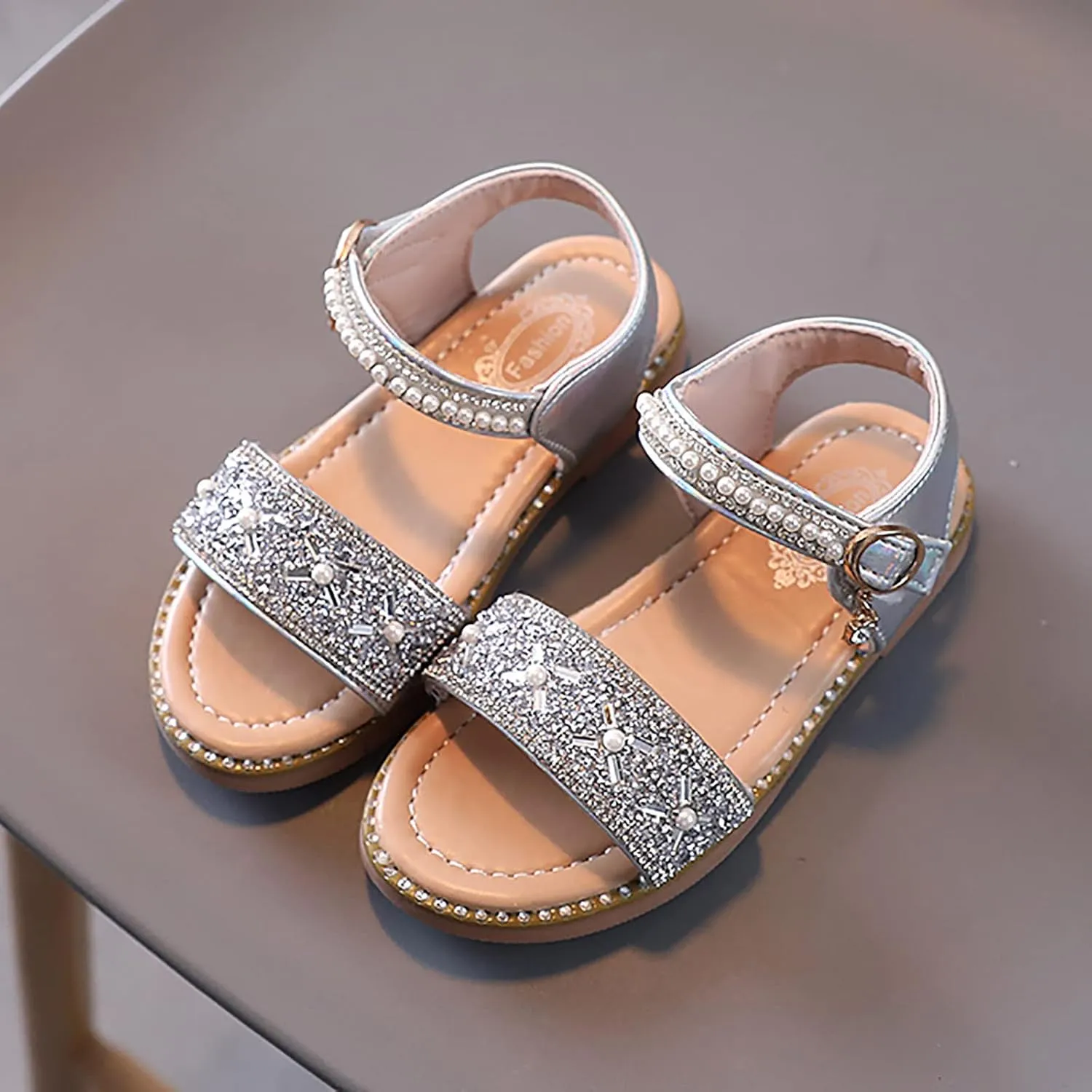 2 Flip Flops Toddler Girl Sandals Easter Flower Girl Dress Shoes Open Toe Little Kid Big Girl Slippers Size 6