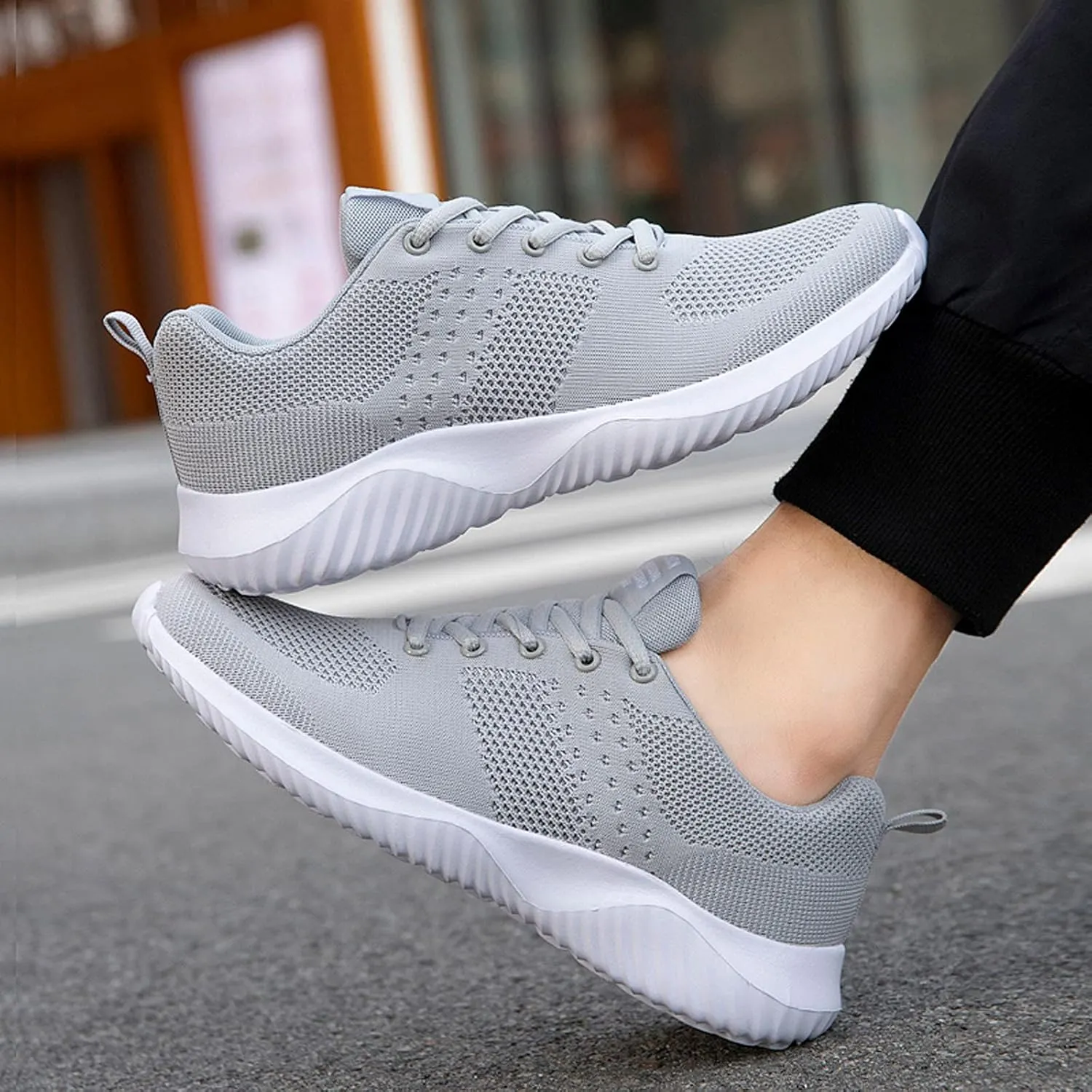 Arch Support Sports Shoes for Men Casual Sneaker Mesh Breathable Walking Shoe Hook and Loop Orthopedic Sneakers