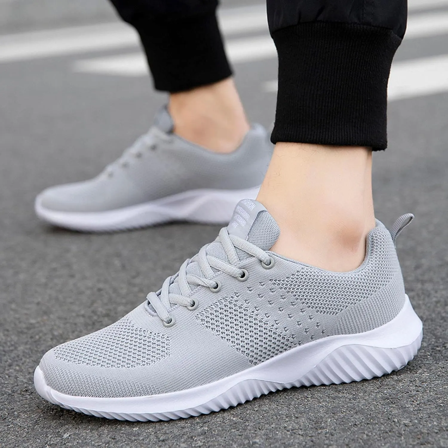 Arch Support Sports Shoes for Men Casual Sneaker Mesh Breathable Walking Shoe Hook and Loop Orthopedic Sneakers