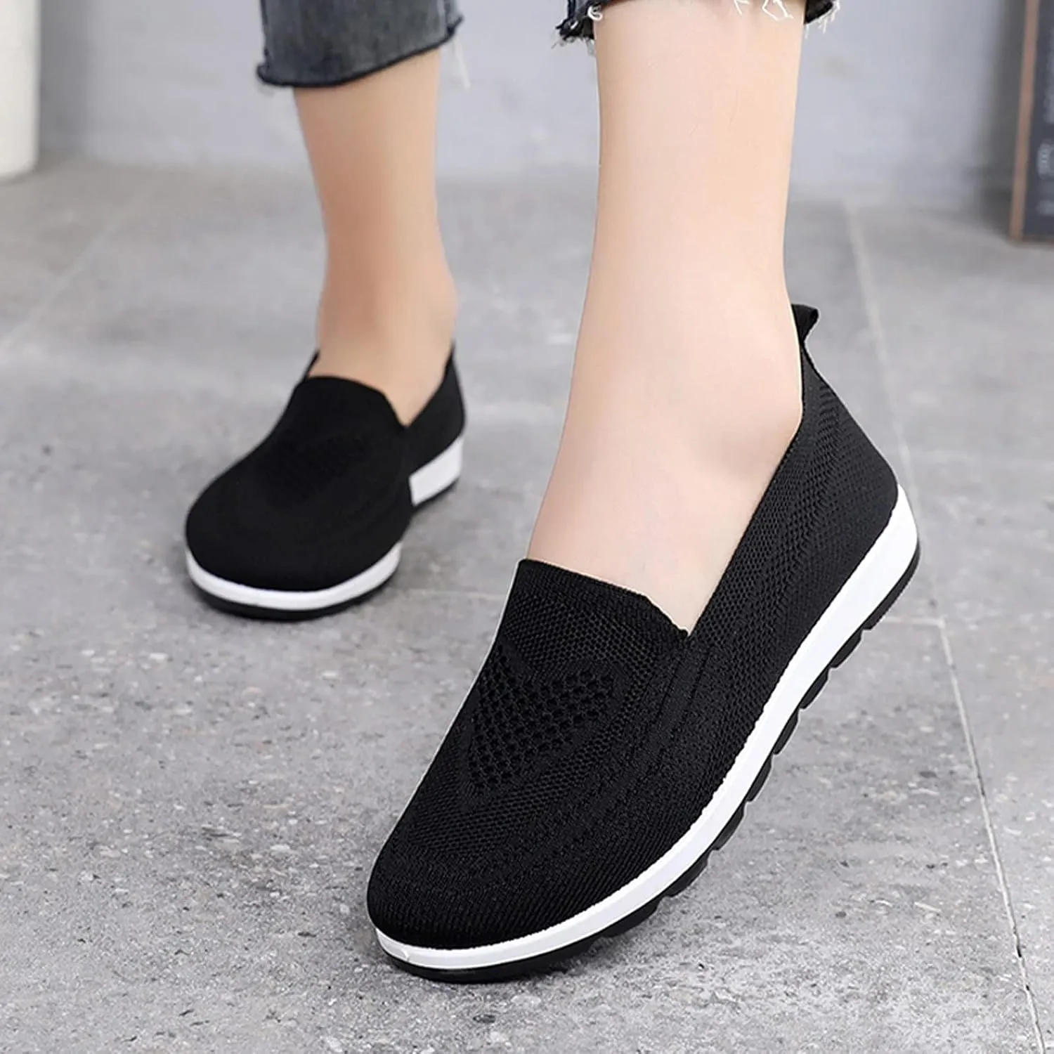 Black Workout Sneakers for Women Womens Black Non Slip Work Shoes Food Service High Top Basketball Shoes for Women Size 8 Womens Shoes Sneakers Wide Width Slip On Sneakers Women Size 10 Wide