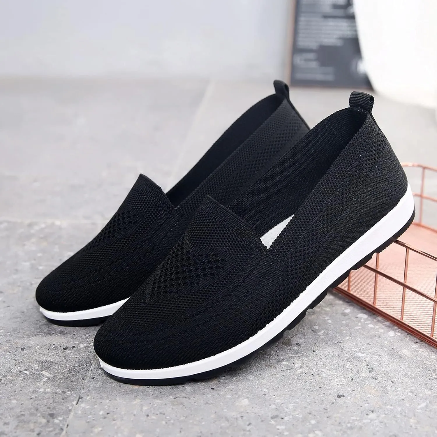 Black Workout Sneakers for Women Womens Black Non Slip Work Shoes Food Service High Top Basketball Shoes for Women Size 8 Womens Shoes Sneakers Wide Width Slip On Sneakers Women Size 10 Wide
