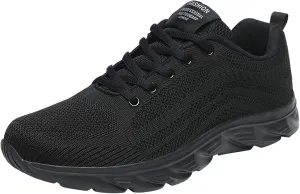 Chunky Sneakers Women Comfy Slip On Shoes for Women Slip On Gym Shoes for Women Wide Width Women's Running Shoes All Black Fashion Sneakers Shoes for Women