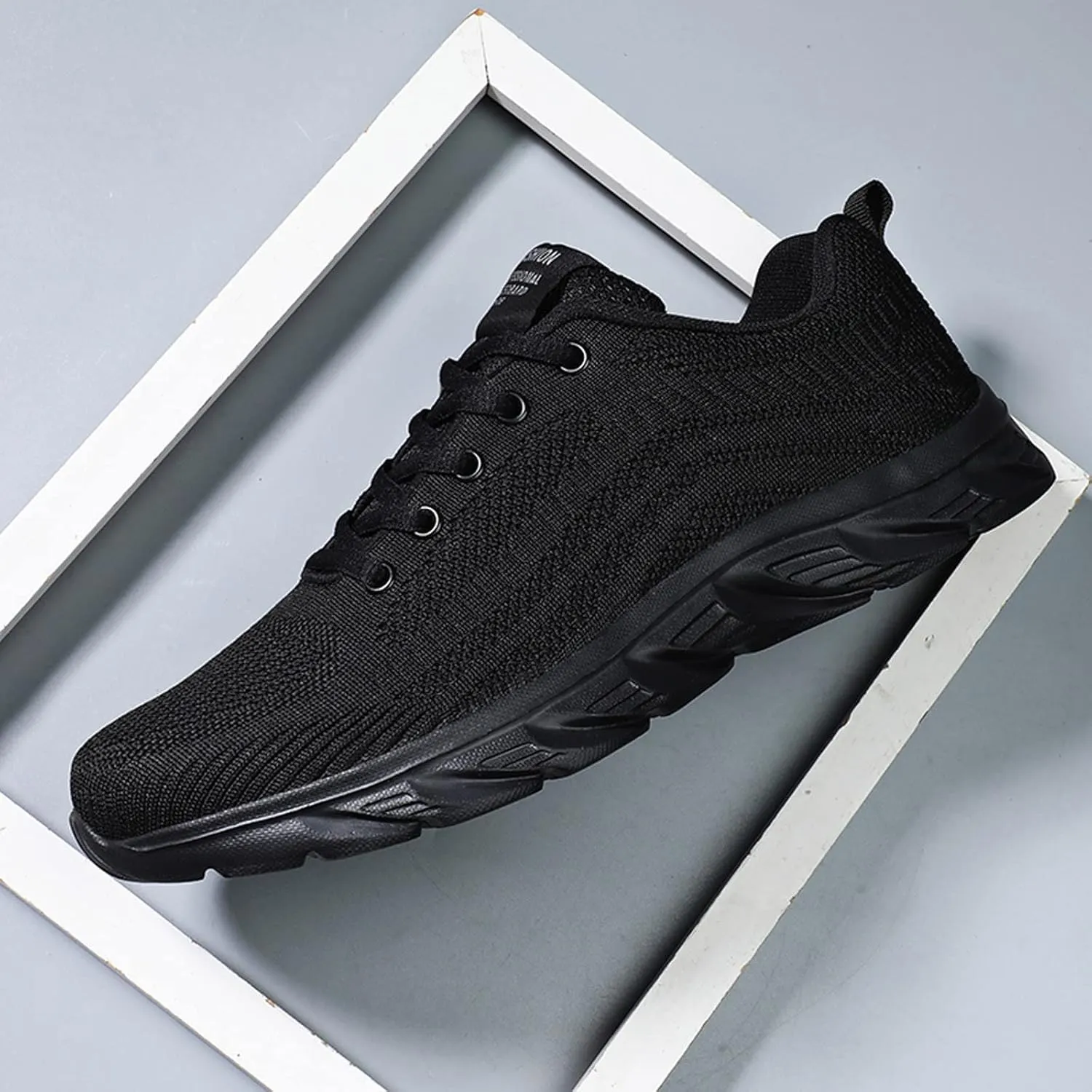 Chunky Sneakers Women Comfy Slip On Shoes for Women Slip On Gym Shoes for Women Wide Width Women's Running Shoes All Black Fashion Sneakers Shoes for Women