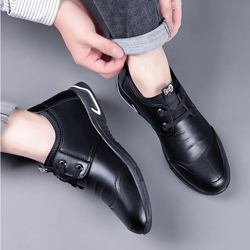 Classic Leather Loafers Genuine Leather Business Brogue Handmade Formal Oxfords Shoe for Men Comfort Orthopedic Shoes for Men