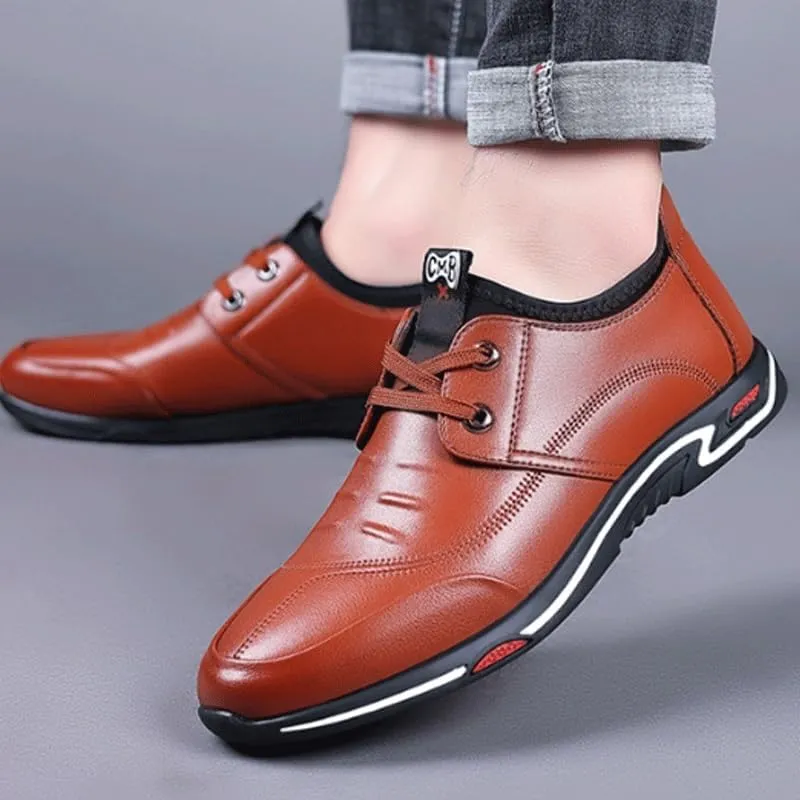 Classic Leather Loafers Genuine Leather Business Brogue Handmade Formal Oxfords Shoe for Men Comfort Orthopedic Shoes for Men
