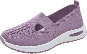 Clearance Items Cheap Stuff Women's Woven Orthopedic Breathable Soft Shoes White Casual Shoes Men Womens Slip On Sneakers High Top Basketball Shoes Comfy Walking Shoe Cross Trainer Shoes