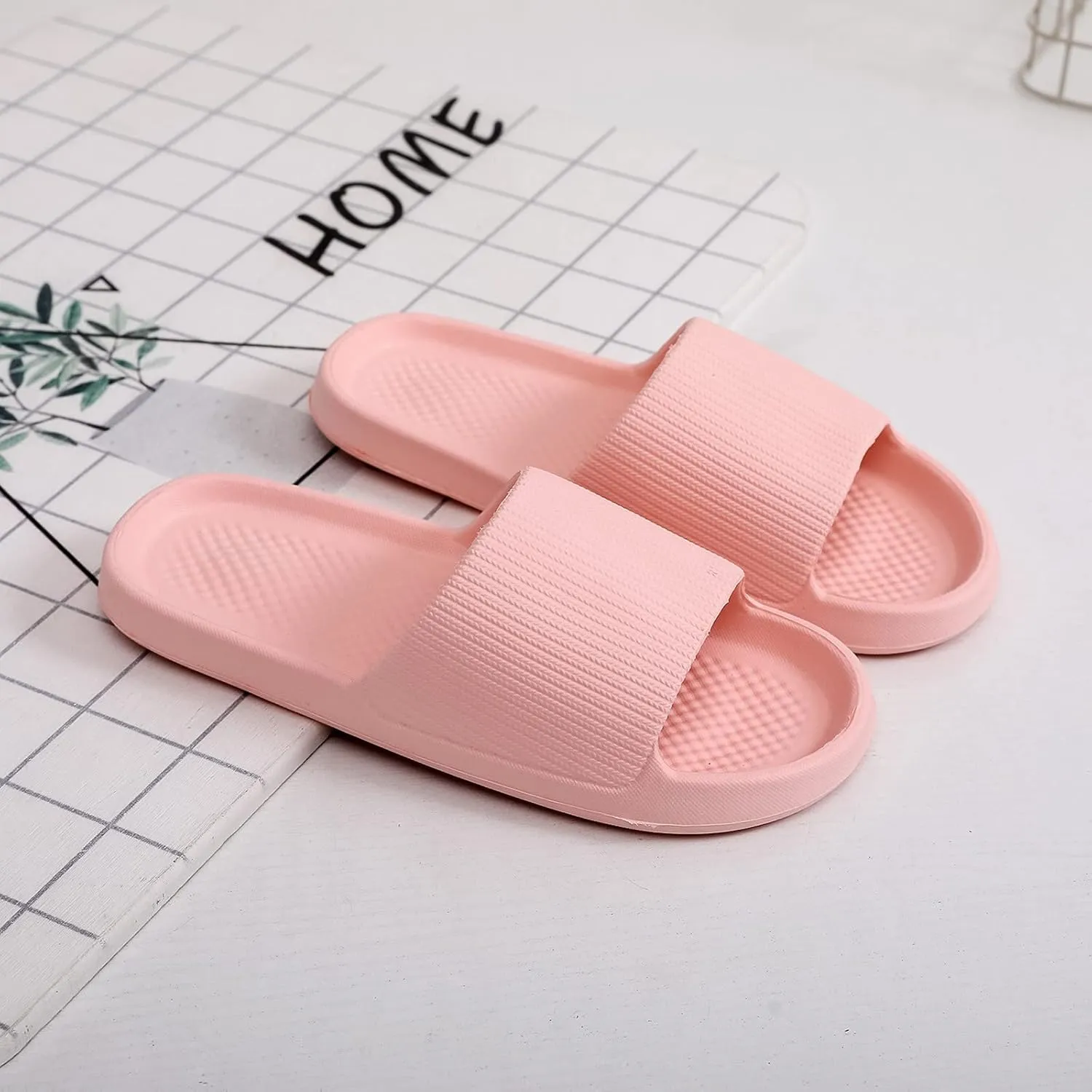 Cloud Slippers for Men Slides for Women Bathroom Slippers Men Womens Slides Indoor Beach Spa