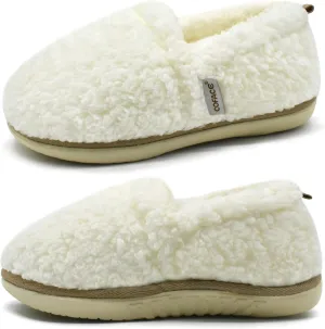 COFACE Womens Slippers Fuzzy Fluff Memory Foam Soft Plush Sherpa Fleece Lined House Slipper For Women Cozy Cushion Ladies Lightweight Warm Cloud Indoor Outdoor