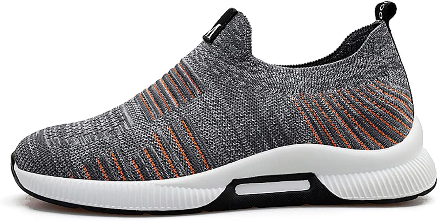 Couple Men's Elevator Shoes Men's Casual Mesh Trainers Lightweight Breathable Lace Up Sports Shoes Mens Fashion Sneaker