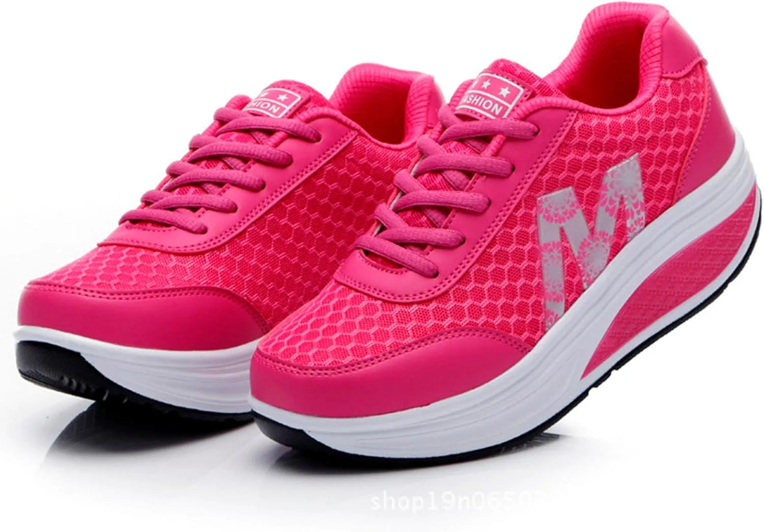 Flying Weaving Sneakers Women 2023 Fall and Winter New Korean Fashion Round Head Lace Up Casual Shoes Thick Bottom Running Shoes Women Walking