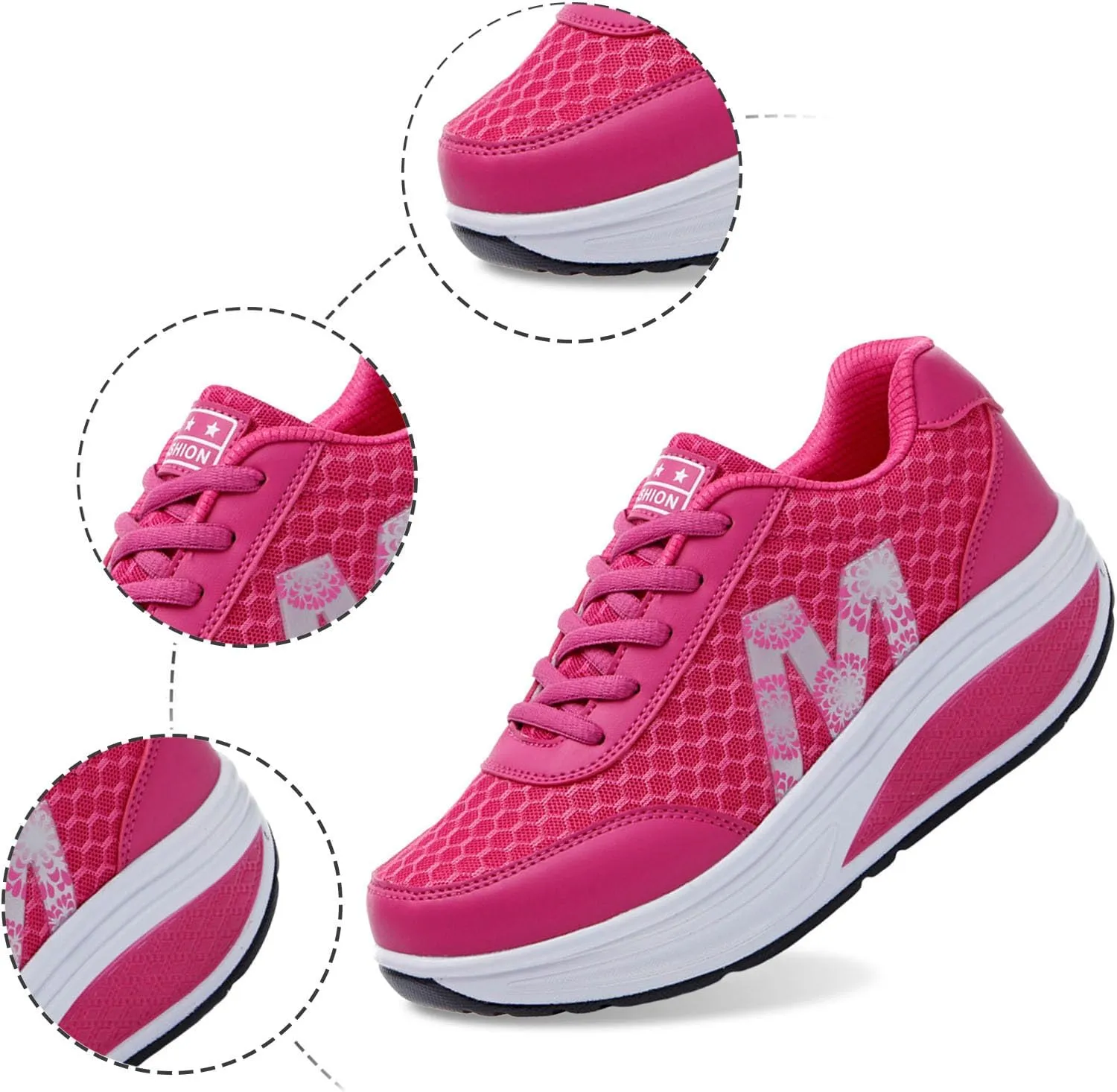 Flying Weaving Sneakers Women 2023 Fall and Winter New Korean Fashion Round Head Lace Up Casual Shoes Thick Bottom Running Shoes Women Walking