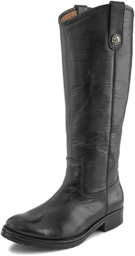 Frye Melissa Button 2 Equestrian-Inspired Tall Boots for Women Made from Hard-Wearing Vintage Leather with Antique Metal Hardware and Leather Outsole  15  Shaft Height