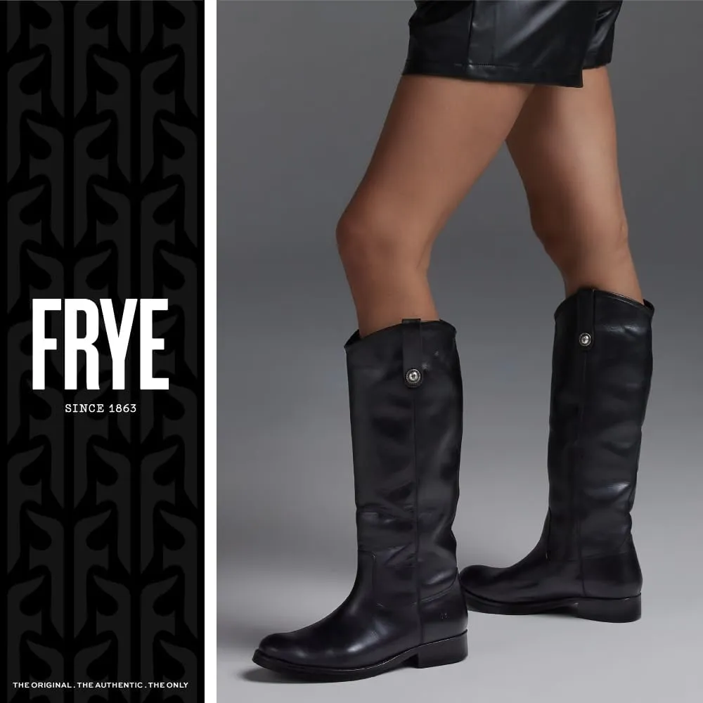 Frye Melissa Button 2 Equestrian-Inspired Tall Boots for Women Made from Hard-Wearing Vintage Leather with Antique Metal Hardware and Leather Outsole  15  Shaft Height