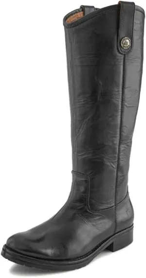 Frye Melissa Button 2 Equestrian-Inspired Tall Boots for Women Made from Hard-Wearing Vintage Leather with Antique Metal Hardware and Leather Outsole  15  Shaft Height