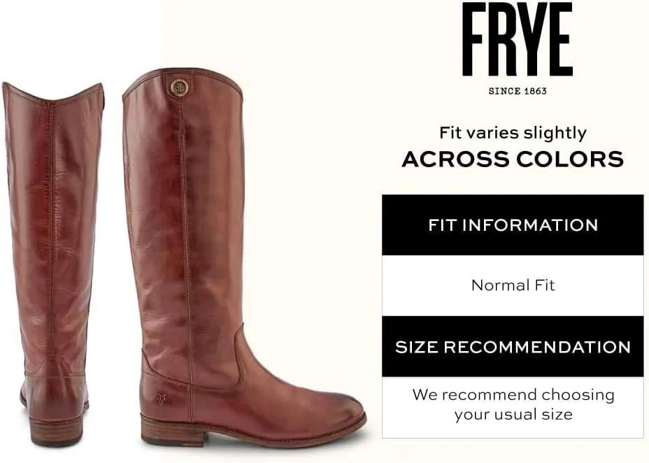 Frye Melissa Button 2 Equestrian-Inspired Tall Boots for Women Made from Hard-Wearing Vintage Leather with Antique Metal Hardware and Leather Outsole  15  Shaft Height