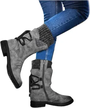 Gibobby Women Boots Winter Hiking Boots Keep Warm Anti-Slip Soft Warm Fur Lined Winter Ankle Booties