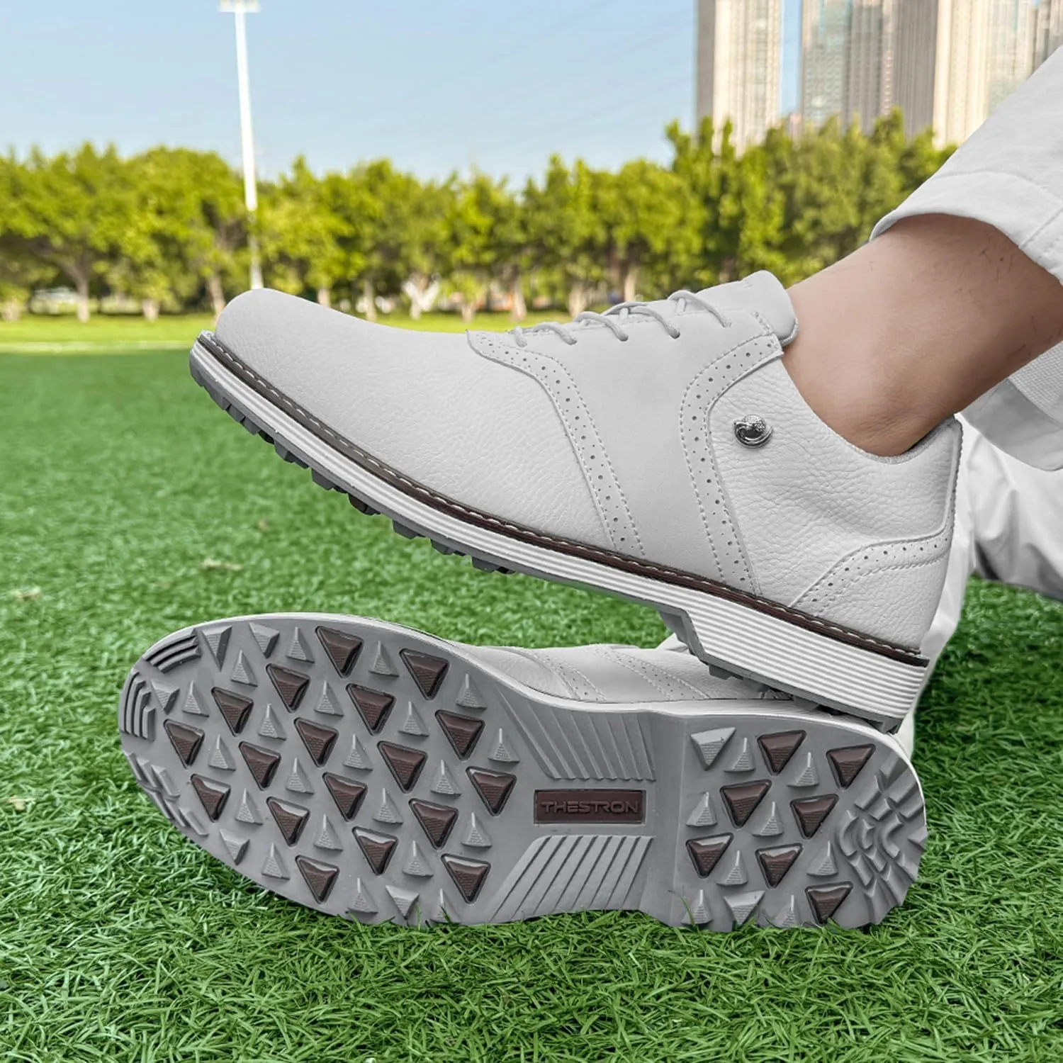 Golf Shoes Men Professional Spikeless Golf Shoes Comfortable Walking Footwears for Golfers