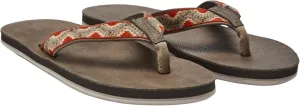 Hari Mari- Fields Camino - Men's Premium Leather Flip Flops with Southwestern Inspired Straps