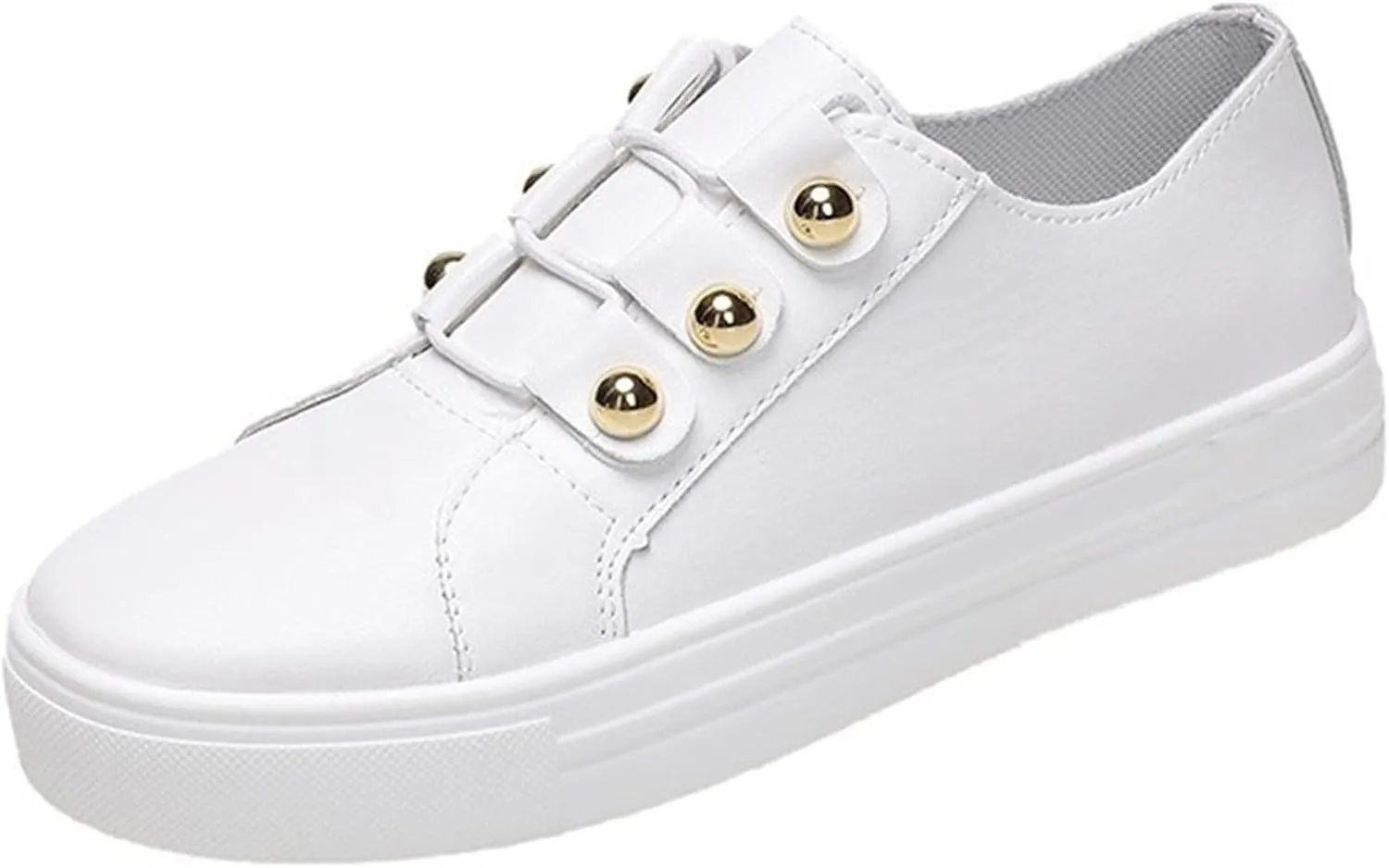 Lausiuoe Christmas Shoes For Women Flats Loafers Slip On Fashion Canvas Sneakers Casual Comfort Non-Slip Walking Shoes