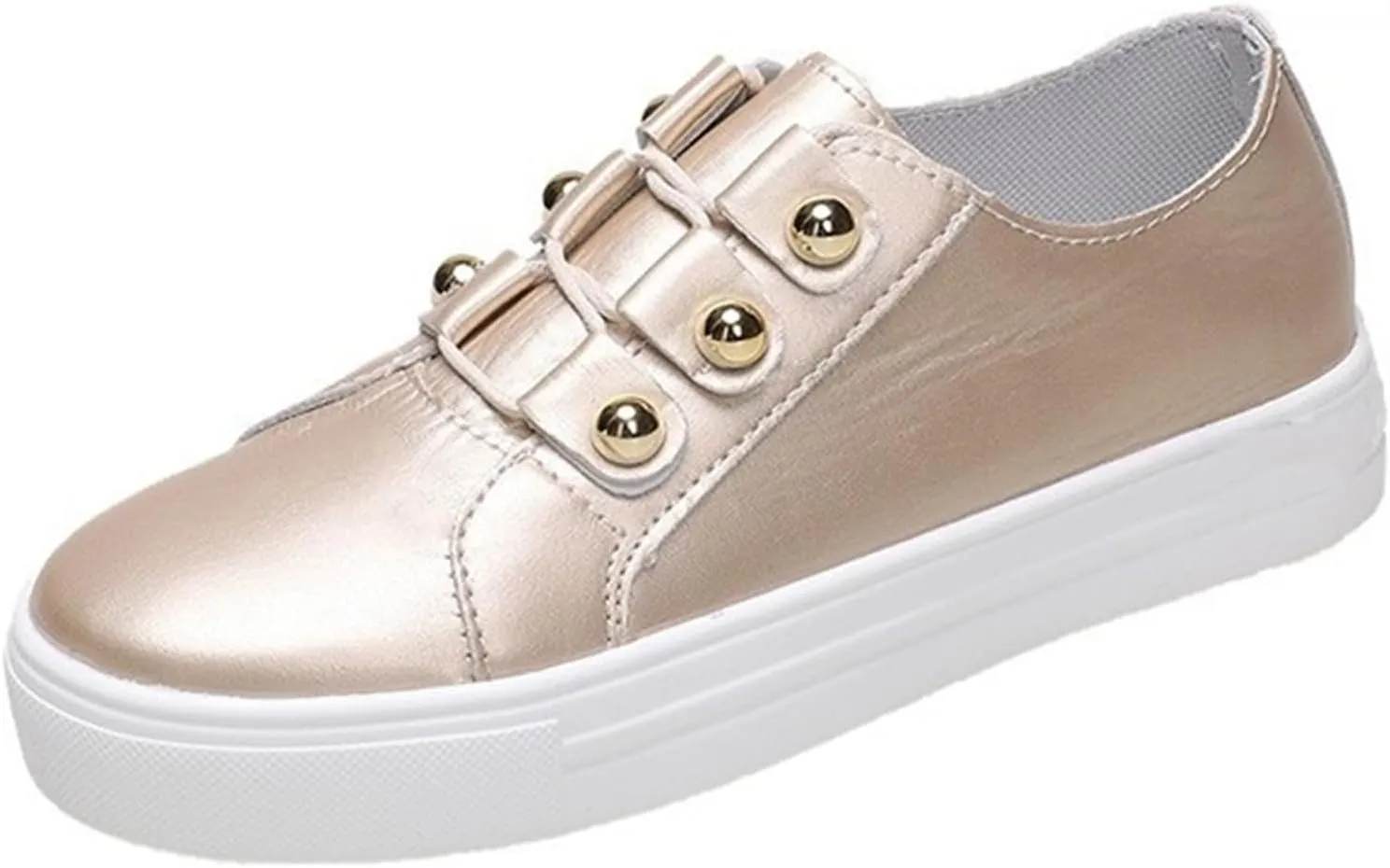 Lausiuoe Christmas Shoes For Women Flats Loafers Slip On Fashion Canvas Sneakers Casual Comfort Non-Slip Walking Shoes