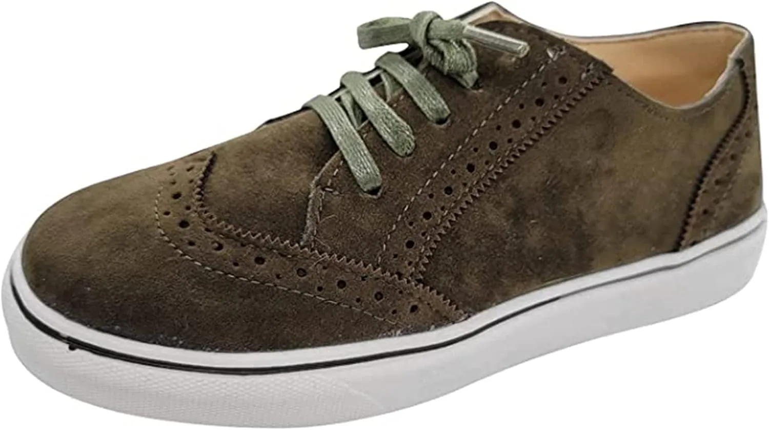 Lausiuoe Shoes For Women Flats Comfortable Dressy Fashion Canvas Sneakers Casual Low Top Comfort Slip On Walking Loafers