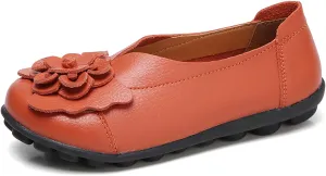 Loafers for Women Comfort Flowers Slip on Soft Sole Flat Lightweight Closed Toe Moccasins Driving Flats Casual Work Office Shoes