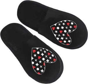 Love Slippers Winter Indoor and Outdoor Slipper Warm Cozy Soft Lightweight House Shoes Fuzzy Slip-On Slipper Large