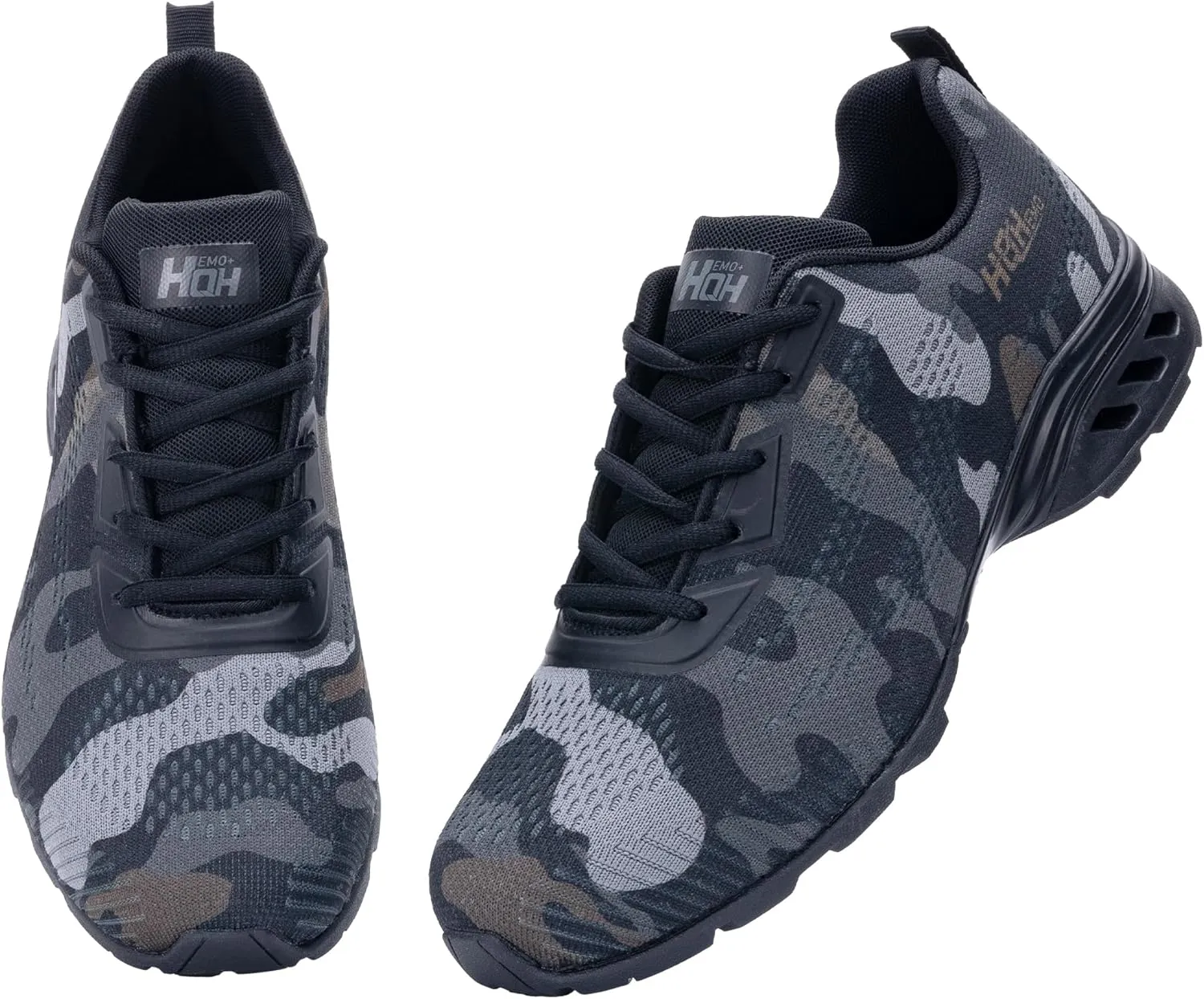 Mens Camo Shoes Fashion Sneakers | Tennis Walking Shoes | Trail Running Shoes for Men | SNAXE 1.0 Non-Slip Gym Jogging Road Running Shoes | Cross-Training Athletic Workout Outdoor Size US 7-12