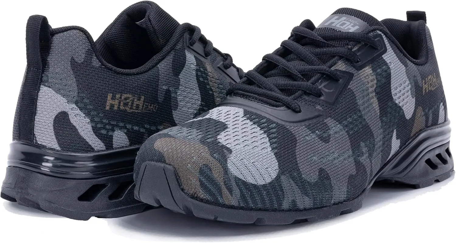 Mens Camo Shoes Fashion Sneakers | Tennis Walking Shoes | Trail Running Shoes for Men | SNAXE 1.0 Non-Slip Gym Jogging Road Running Shoes | Cross-Training Athletic Workout Outdoor Size US 7-12