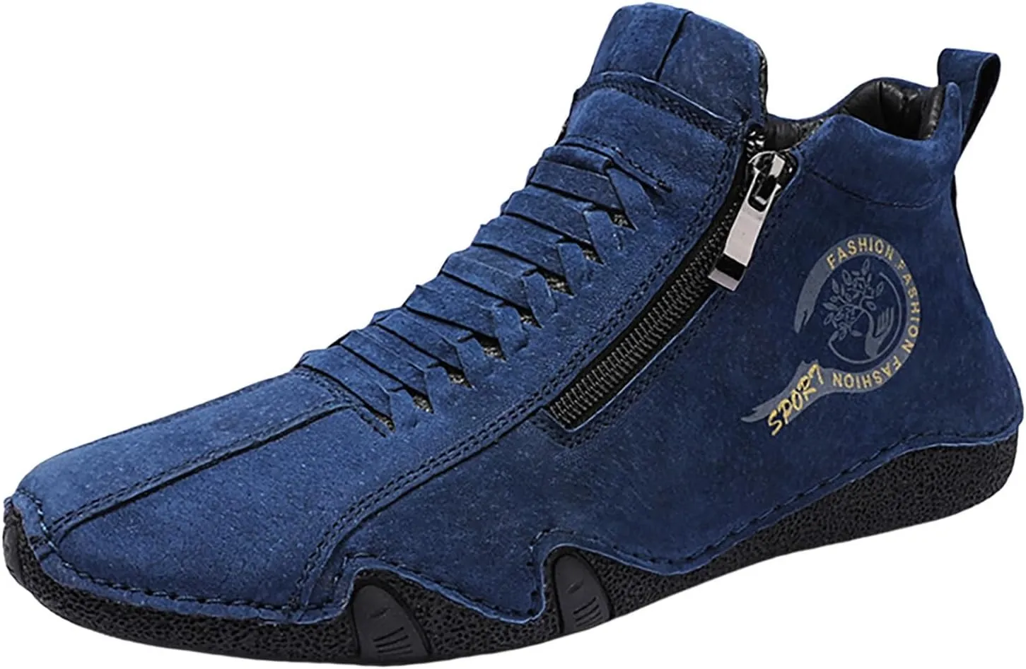 Men's Classic Casual Walking Shoes Comfortable Breathable Stretch Canvas Slip on Sneaker Versatile Elderly Shoes