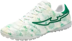 Mens Football Boots Astro Turf, Teenager Football Shoes, Low Top Professional Athletic Kids Football Trainers, Light Up Trainers, TF Anti-Slip Comfort Soccer Shoes for Indoor Outdoor