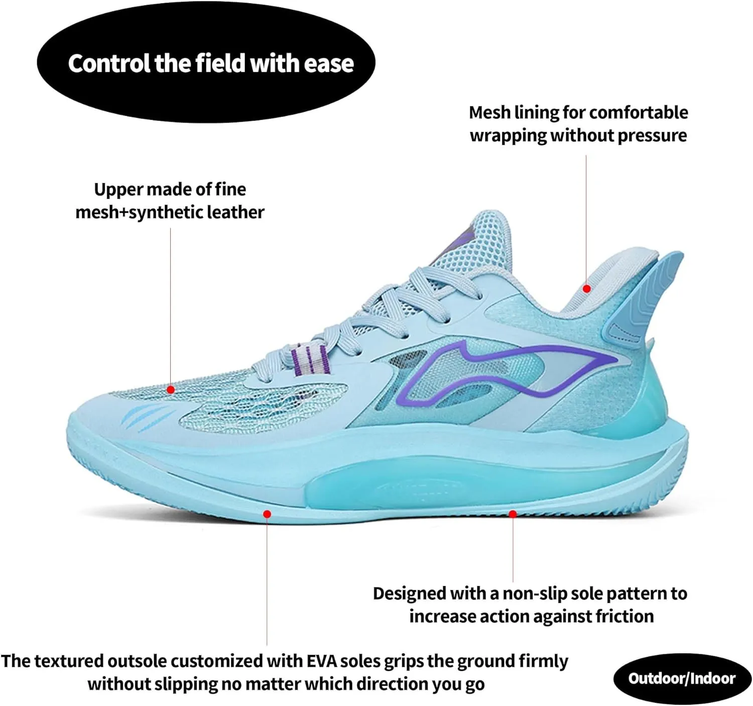 Men's High-Top Basketball Shoes Fashion Sneakers Lace-Up Trainers for Stylish Basketball Style and Comfortable Lightweight Breathable Non-Slip Tennis Sneakers