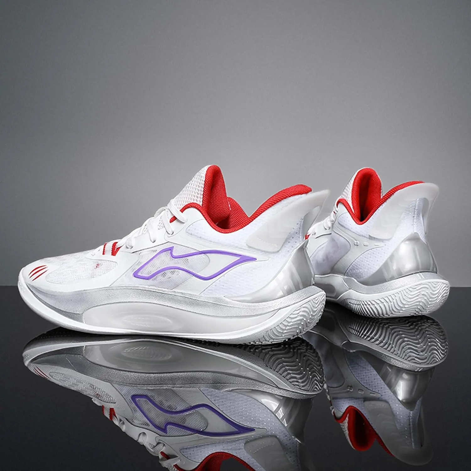 Men's High-Top Basketball Shoes Fashion Sneakers Lace-Up Trainers for Stylish Basketball Style and Comfortable Lightweight Breathable Non-Slip Tennis Sneakers