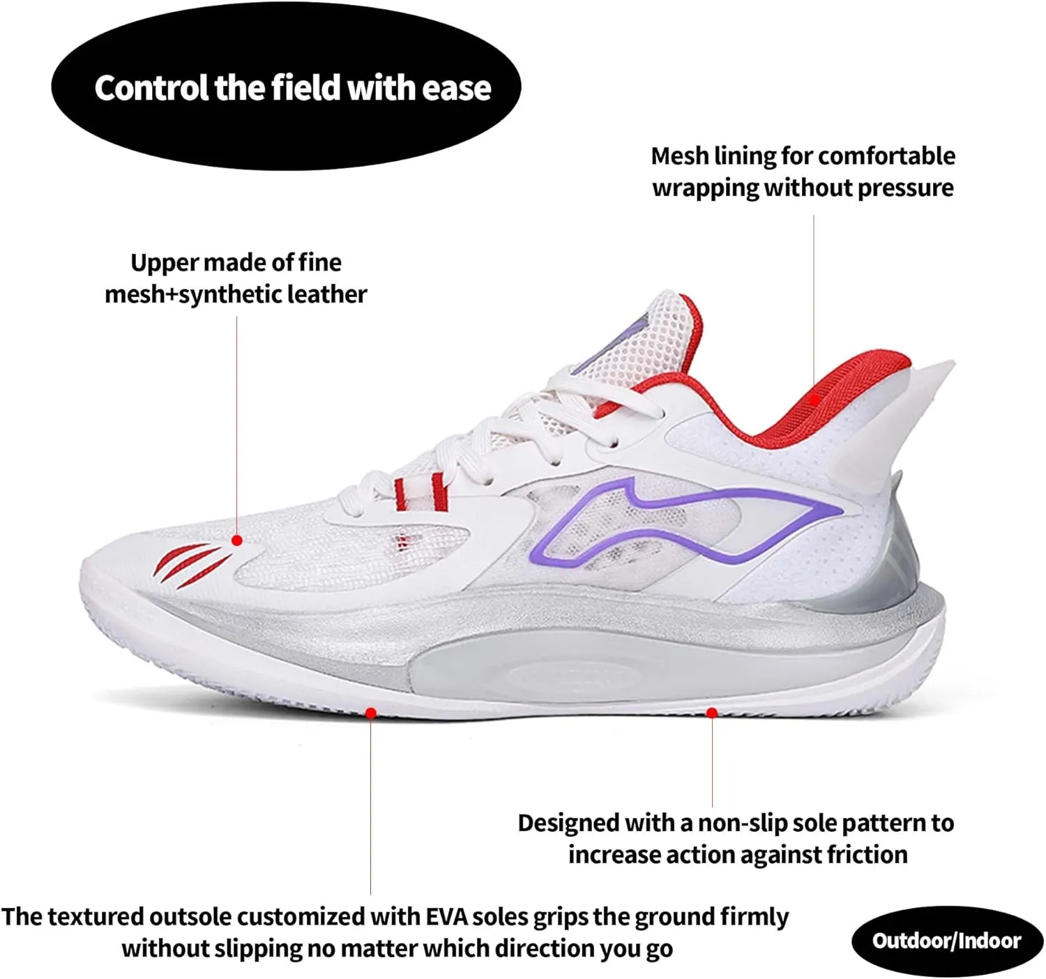 Men's High-Top Basketball Shoes Fashion Sneakers Lace-Up Trainers for Stylish Basketball Style and Comfortable Lightweight Breathable Non-Slip Tennis Sneakers