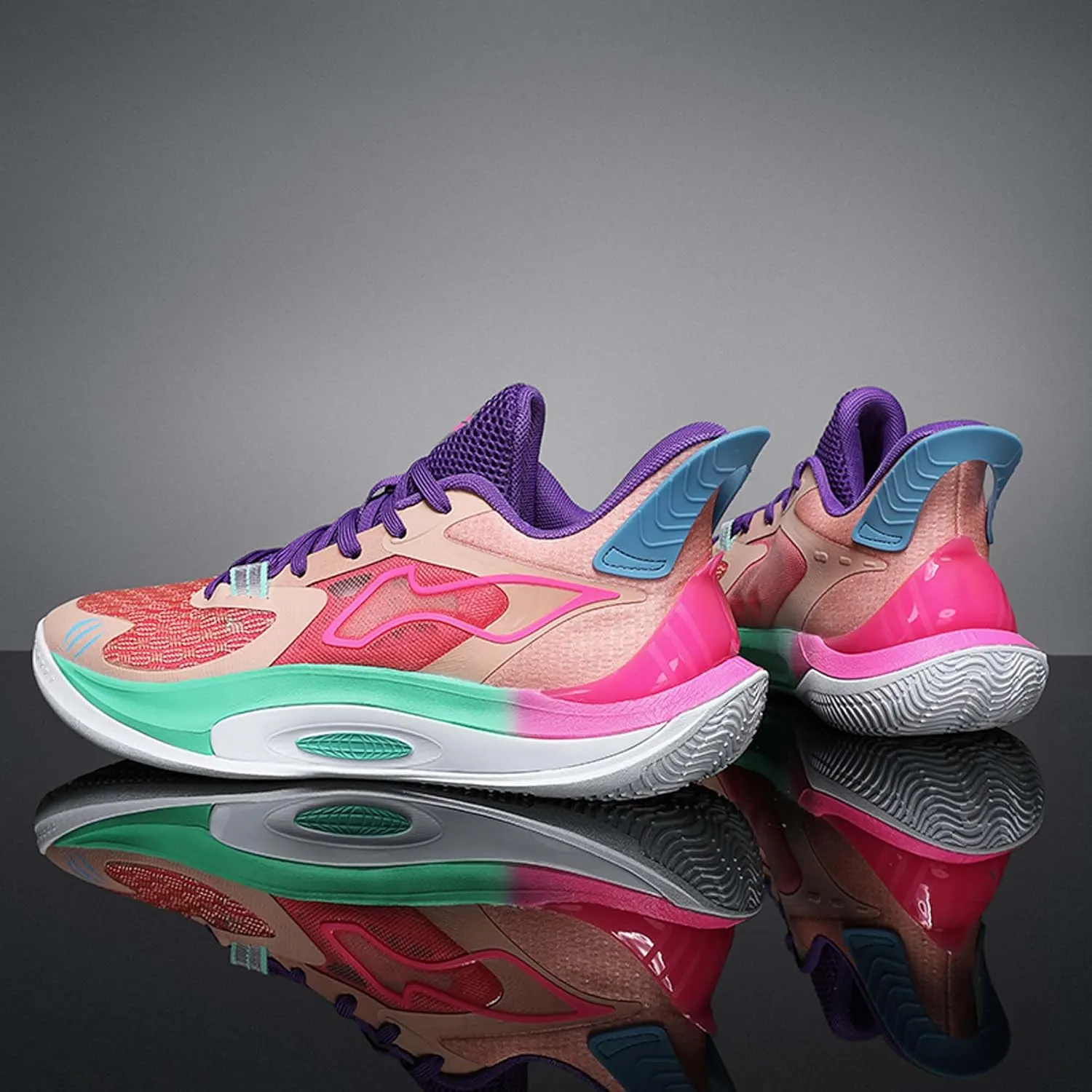 Men's High-Top Basketball Shoes Fashion Sneakers Lace-Up Trainers for Stylish Basketball Style and Comfortable Lightweight Breathable Non-Slip Tennis Sneakers