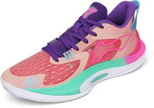Men's High-Top Basketball Shoes Fashion Sneakers Lace-Up Trainers for Stylish Basketball Style and Comfortable Lightweight Breathable Non-Slip Tennis Sneakers