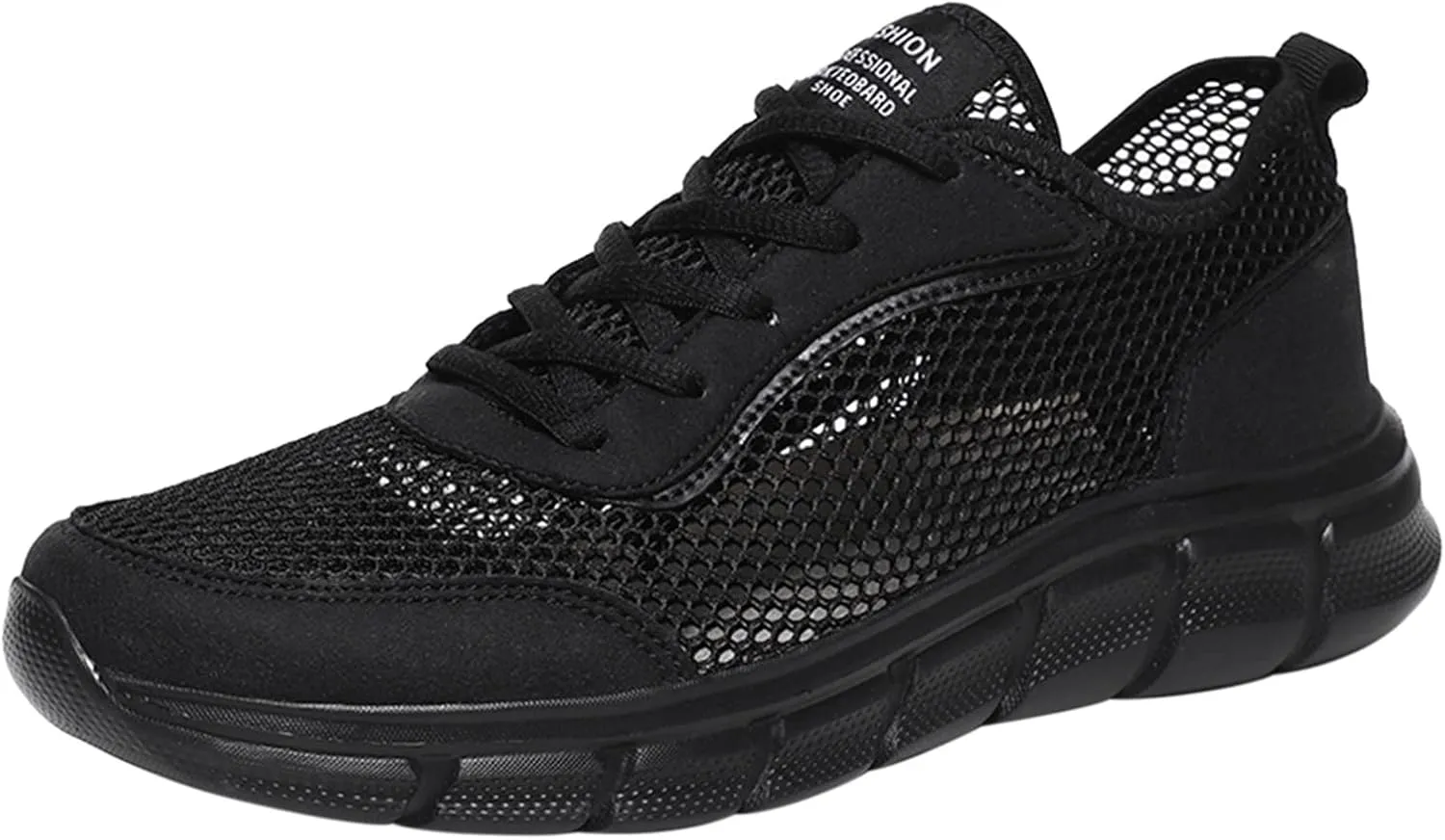 Men's Lightweight Non Slip Barefoot Shoes Comfortable Breathable Lace Up Sneaker Arch Support Plantar Fasciitis