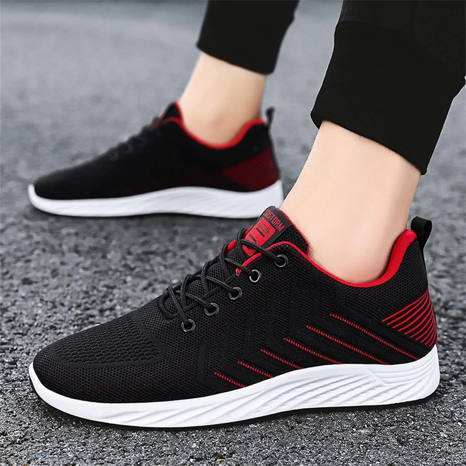 Men's Running Shoes Breathable Tennis Sneakers Non Slip Casual Comfortable Non Slip Sport Walking Shoes