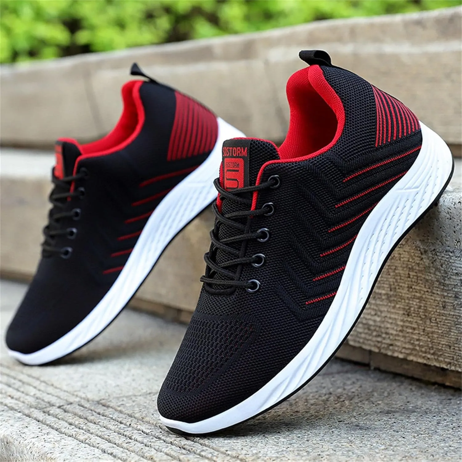 Men's Running Shoes Breathable Tennis Sneakers Non Slip Casual Comfortable Non Slip Sport Walking Shoes