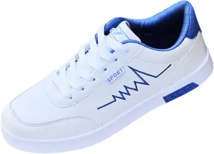 Men's Running Shoes Casual Slip On Tennis Walking Sneakers Breathable Non Slip Lace Up Sports Work Shoes