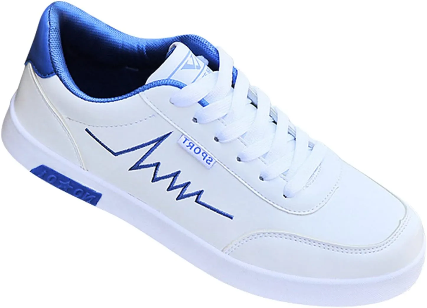 Men's Running Shoes Casual Slip On Tennis Walking Sneakers Breathable Non Slip Lace Up Sports Work Shoes