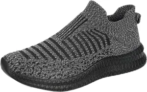 Mens Running Shoes Outdoor Slip On Walking Tennis Sneakers Non Slip Lightweight Casual Breathable Sports Shoes