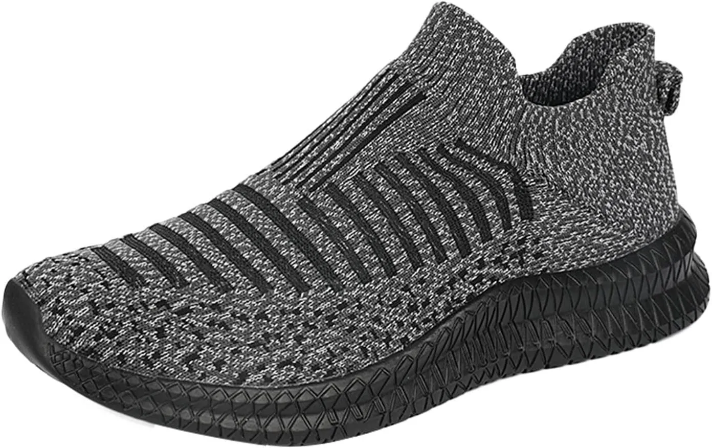 Mens Running Shoes Outdoor Slip On Walking Tennis Sneakers Non Slip Lightweight Casual Breathable Sports Shoes