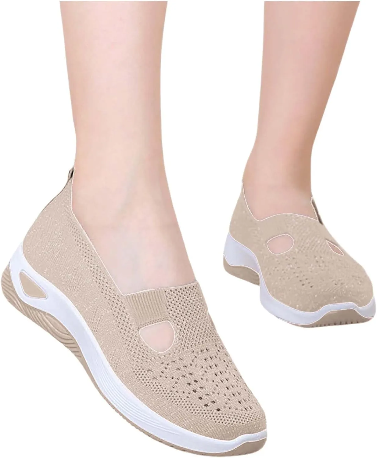 Mens Shoes Slip On Women's Sneakers Mens Loafers Casual Slip On Lightweight Cute Round Toe Christmas Running Shoes Women Loafers for Women Casual