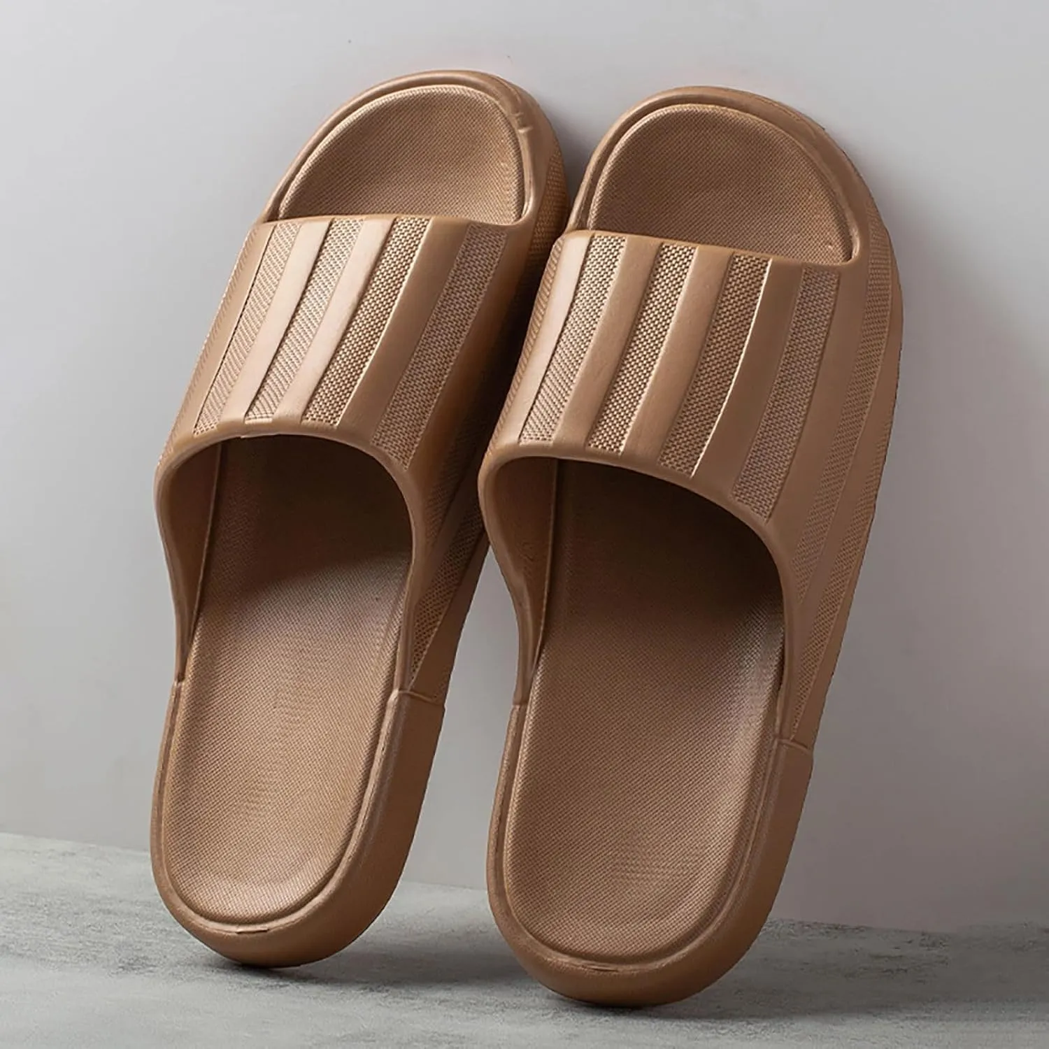 Mens Slippers Couples Women Men Solid Shower Room Home Non Slip Breathable Massage Soft Sole Quick Men Slippers