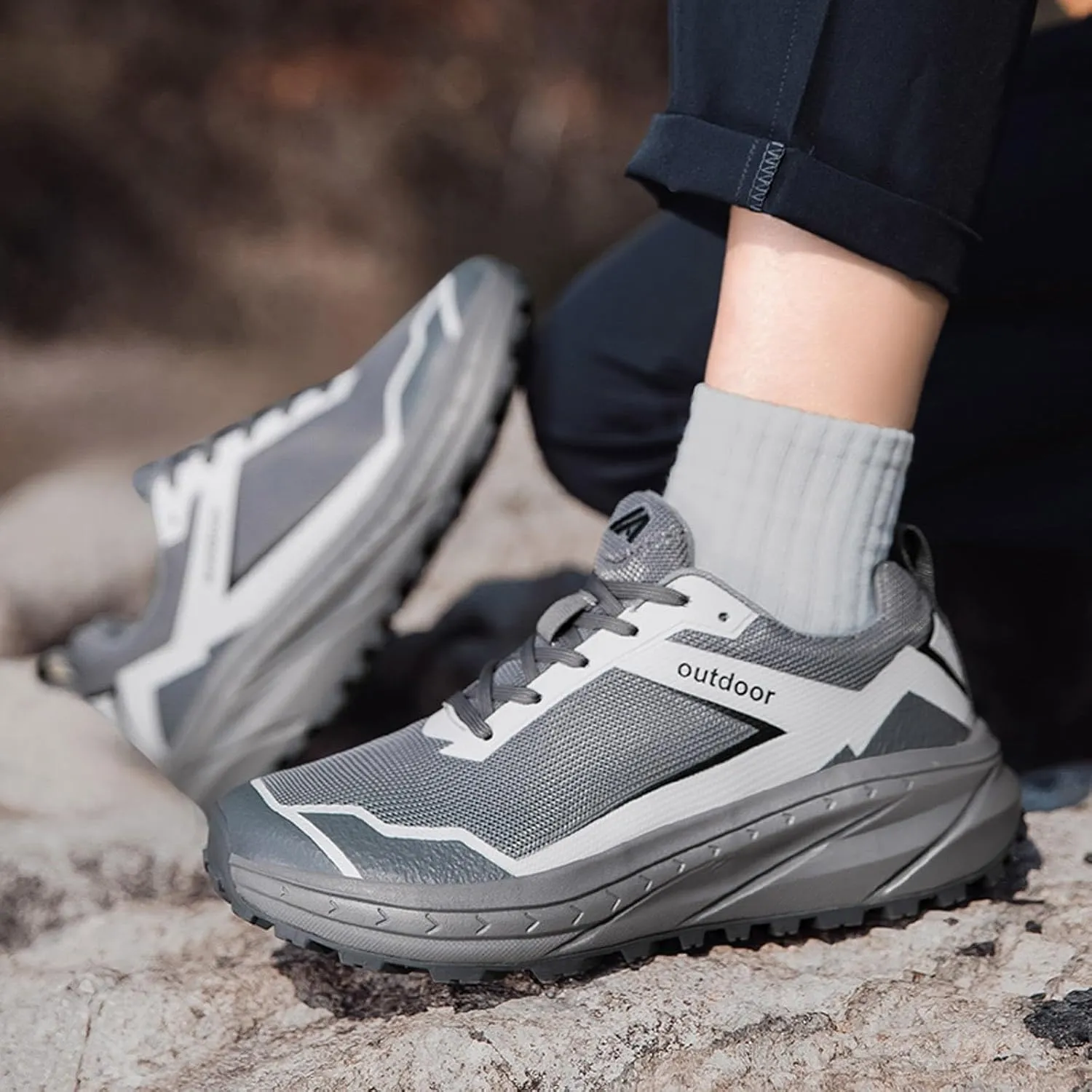 Men's Spring and Summer Fashion Mesh Lace Up Inside Increase 5cm Sneakers Comfortable Breathable Running Shoes Sneaker Crease Men