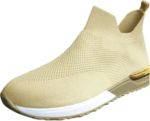 Mesh Breathable Color Matching Casual Running Shoes Comfortable Lighweight Sneakers for Alll Day Wear Soft Sole Outdoor Sports Shoes for Women