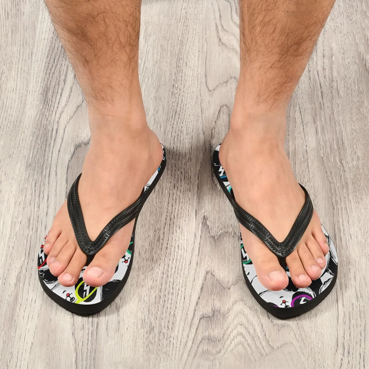 MNSRUU EVA Rubber Flip Flops for Men & Women,Unisex Sandals Soft Cushion Footbed Comfort flip-flops