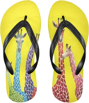 MNSRUU EVA Rubber Flip Flops for Men & Women,Unisex Sandals Soft Cushion Footbed Comfort flip-flops