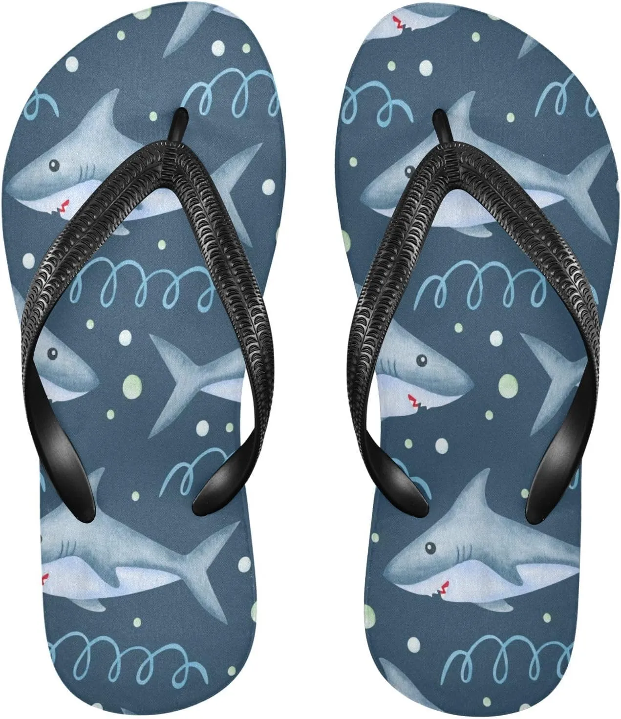 MNSRUU EVA Rubber Flip Flops for Men & Women,Unisex Sandals Soft Cushion Footbed Comfort flip-flops